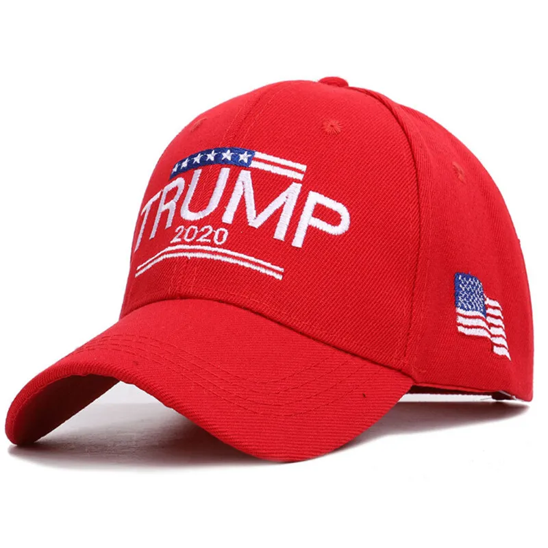 Красный Американский Дональд Трамп, шляпы с флагом, женские кепки, делают Америку большой MAGA шляпу, камуфляжные бейсболки Kag - Цвет: Красный
