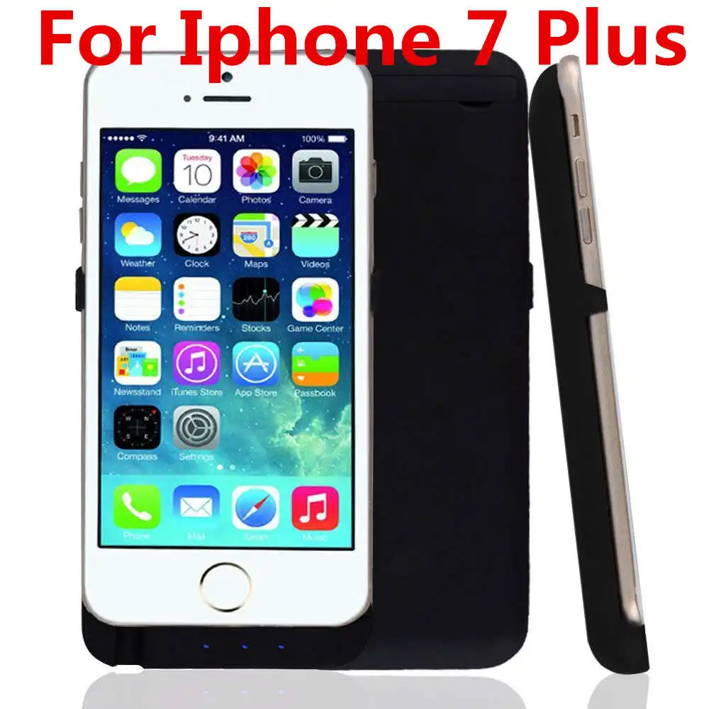 Для Apple iphone 7, iphone 7 plus, чехол с аккумулятором, 10000 мА/ч, зарядное устройство, чехол, умный внешний для iphone 7, 7 plus, чехол с аккумулятором - Цвет: for iphone 7 plus