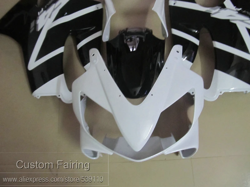 Комплект обтекателей для мотоциклов Honda CBR600 F4I 01 02 03 белые черные Обтекатели 2001-2003