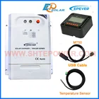 MPPT Tracer2210CN + USB кабель и датчик температуры EPSolar 20A 20amp Солнечный зарядный контроллер с MT50 12В24В