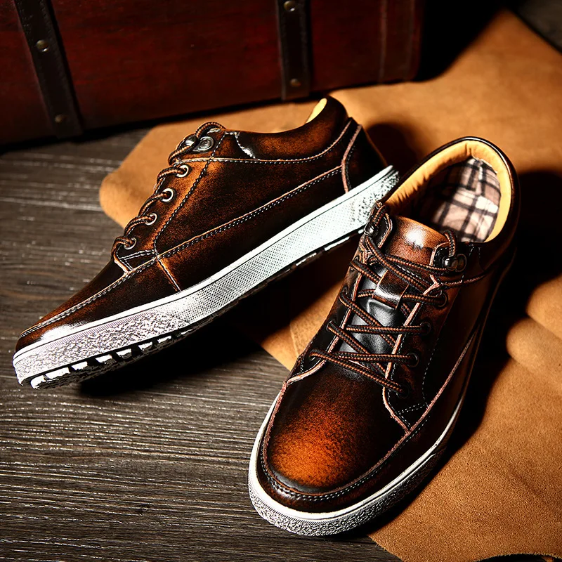 Высококачественные шлепанцы горячая распродажа мужские винтажные натуральная