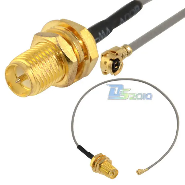 Высокое качество IPX/u. fl к RP SMA разъем переборка 15 см кабель pigtail Mini PCI RF|cable ferrule|plug