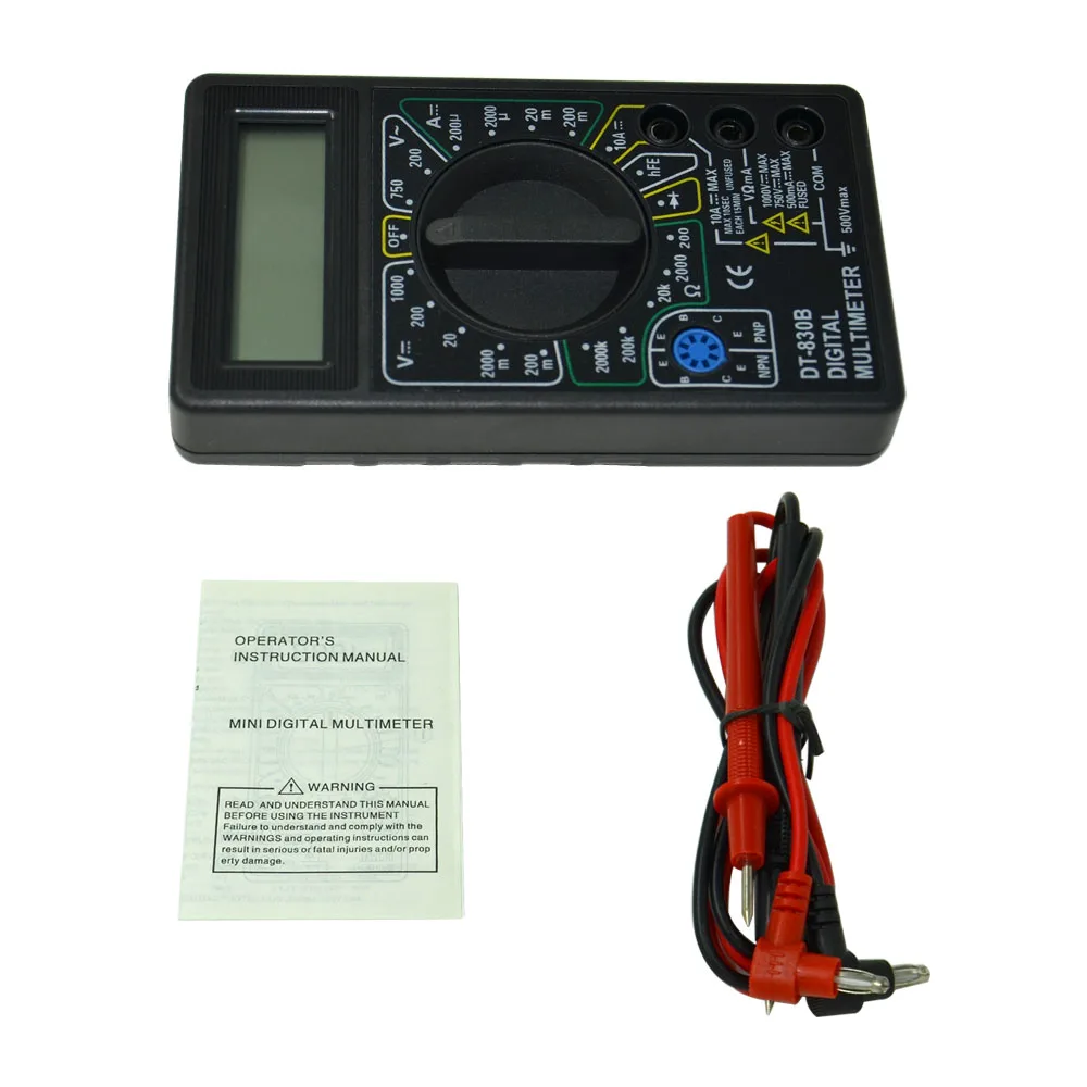 Цифровой мультиметр с ЖК-дисплеем DT830B |