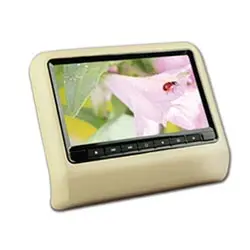 Beige BigBigRoad Автомобильный подголовник монитор/2*10," экран Поддержка USB SD DVD плеер игры дистанционное управление для TOYOTA Prado - Цвет: Beige