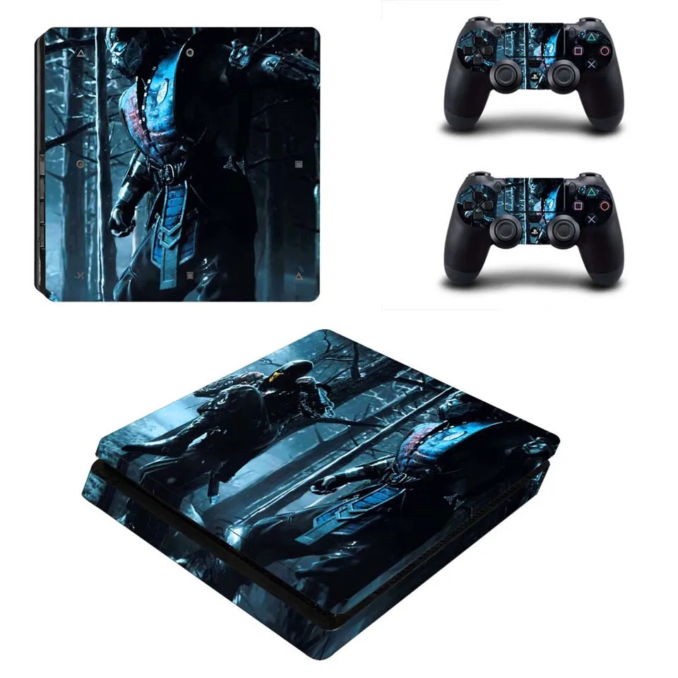 Mmoral Kombat кожа PS4 тонкая Виниловая наклейка для Playstation 4 консоль и для Dualshock 4 контроллер наклейка s - Цвет: YSP4S-2099