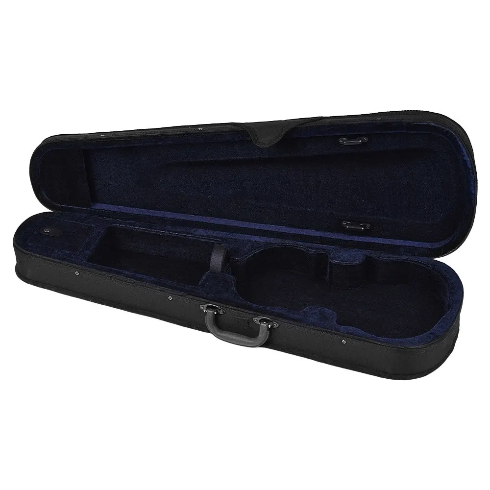 Professional 1/4 Violin Triangle Shape Case Box Hard &amp Super Light with Shoulder Straps Gray | Спорт и развлечения