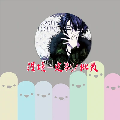 ZXFJXR 58 мм к возвращение королей Gojou Кушина Yatogami курох Fushimi шпильки аниме вентиляторы рюкзак бейджи значки