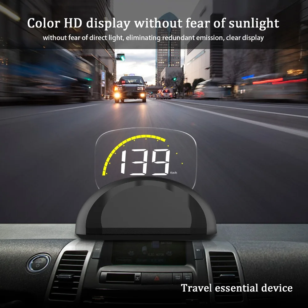 Автомобильный HUD C700S с дисплеем цифровой автомобильный GPS проектор OBD 2 измеритель