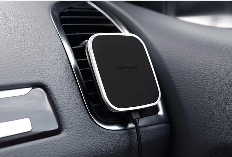 Nillkin автомобиль ци беспроводное зарядное устройство держатель магнитный air vent mount подставка для iPhone 7 7 Plus 6 6 s 6 plus для samsung s6 s7 s7edge note5