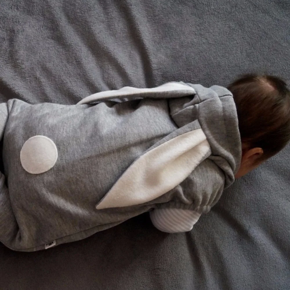 Повседневные комбинезоны для новорожденных с милыми кроличьими ушками