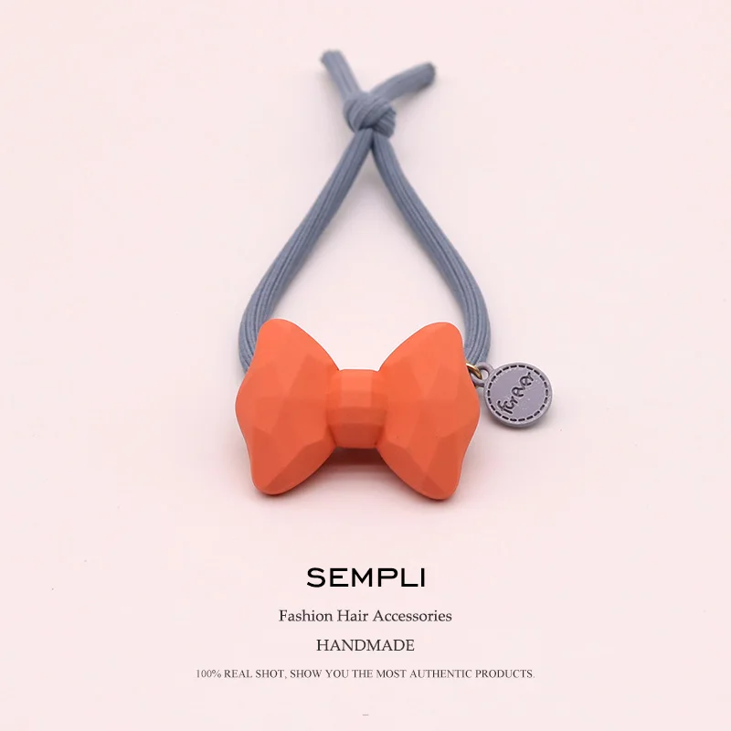 Женские нейлоновые резинки для волос с бантиком в стиле бохо аксессуары высокое