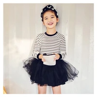 chirstmas dress baby girls dress stripe princess dress for kids girls clothes children clothing korean version toddler dresses