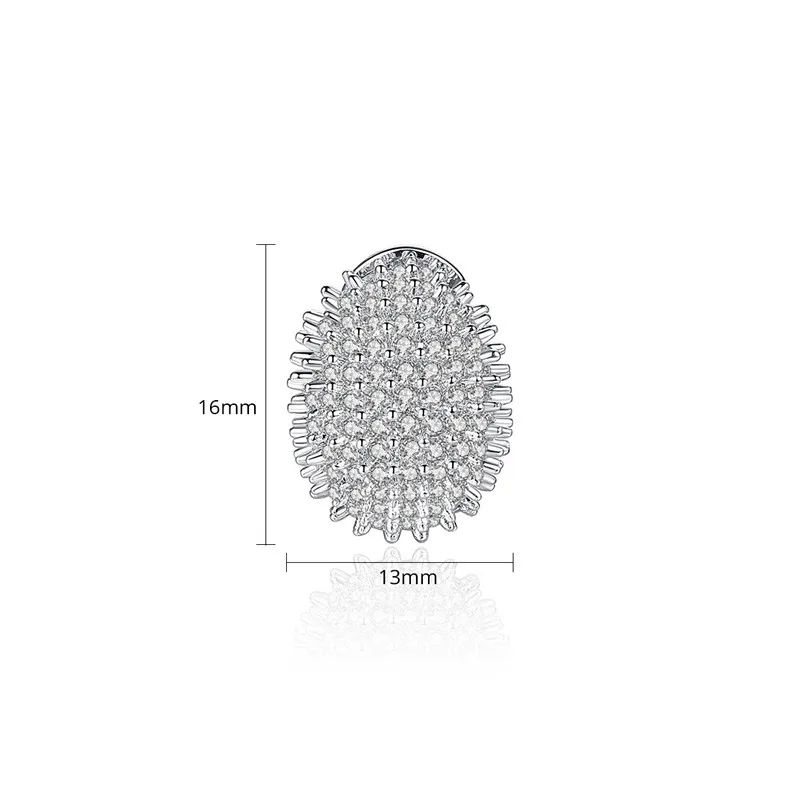 Женские роскошные серьги гвоздики FXLRY 3 цвета эллиптические для свадебной