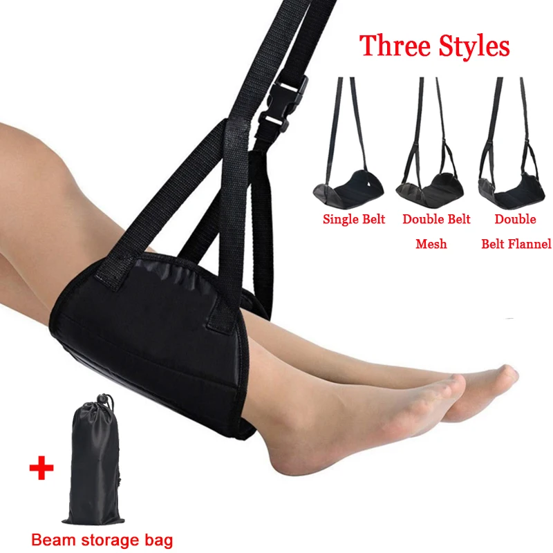 Foot Rest Portable Travel Footrest Flight Carry-on Foot Rest Office Feet Rest Leg Hammock Travel Accessories Footrest Hammock