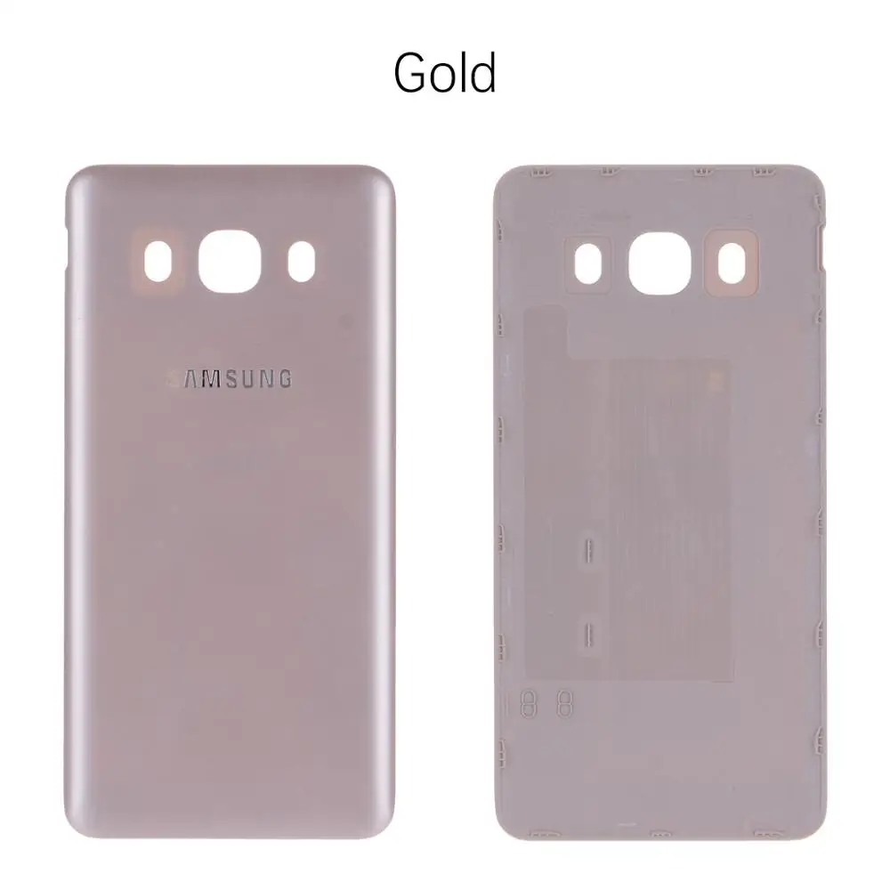 Батарея задняя крышка для Samsung Galaxy J5 j510 J510F SM-J510F сзади Корпус Батарея двери случае Запчасти для авто - Цвет: Gold