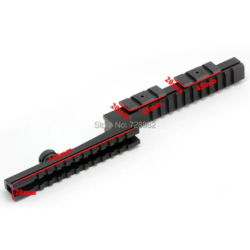 Тактическое крепление для прицела AR15 M16 Z Type 20 Weaver Rail Mount с боковым съемным