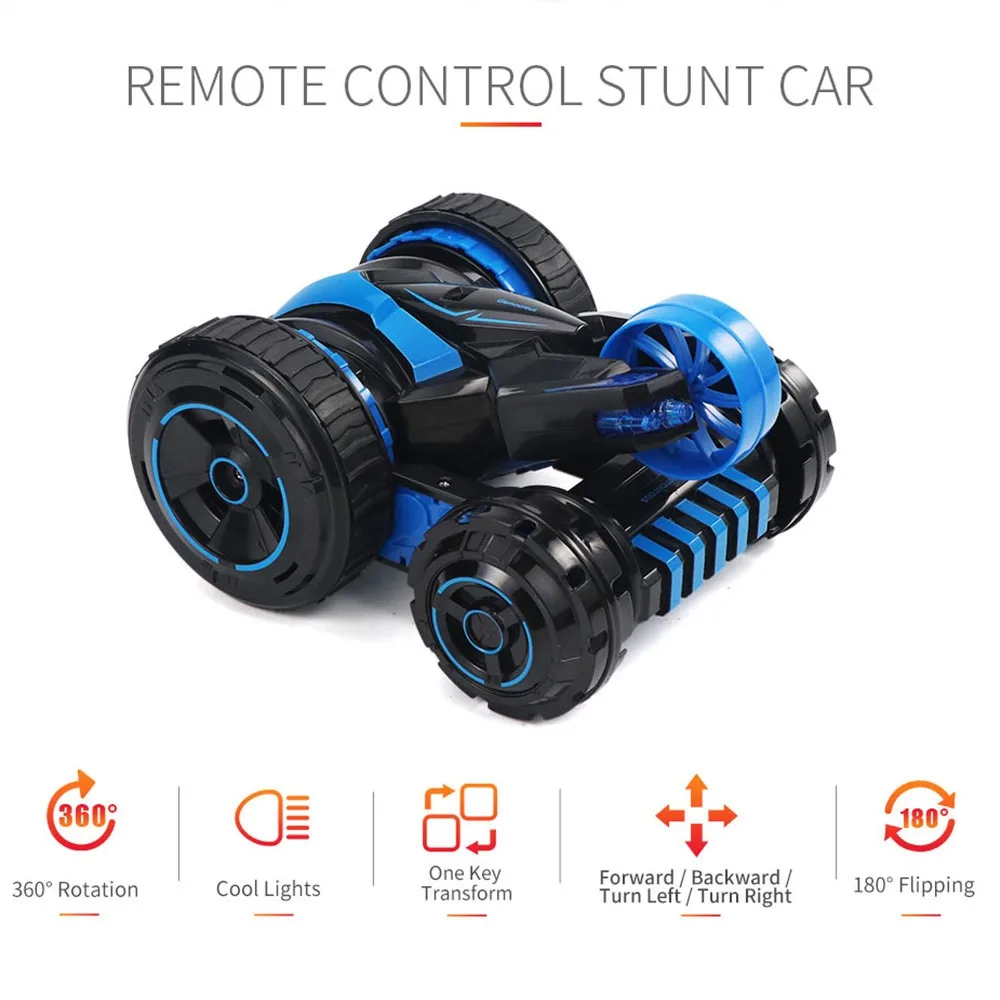 JJRC Q49 rc автомобиль Aikeer с одной кнопкой деформации флип крутой свет 360 градусов