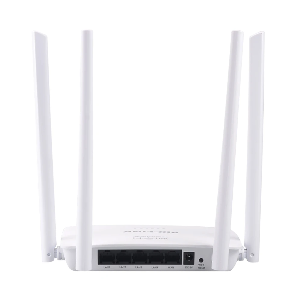 300 Мбит/с беспроводной Wi-Fi роутер PIXLINK WR08 английская прошивка Wi-Fi повторитель усилитель 5 портов RJ45 802.11N простая настройка для дома белый