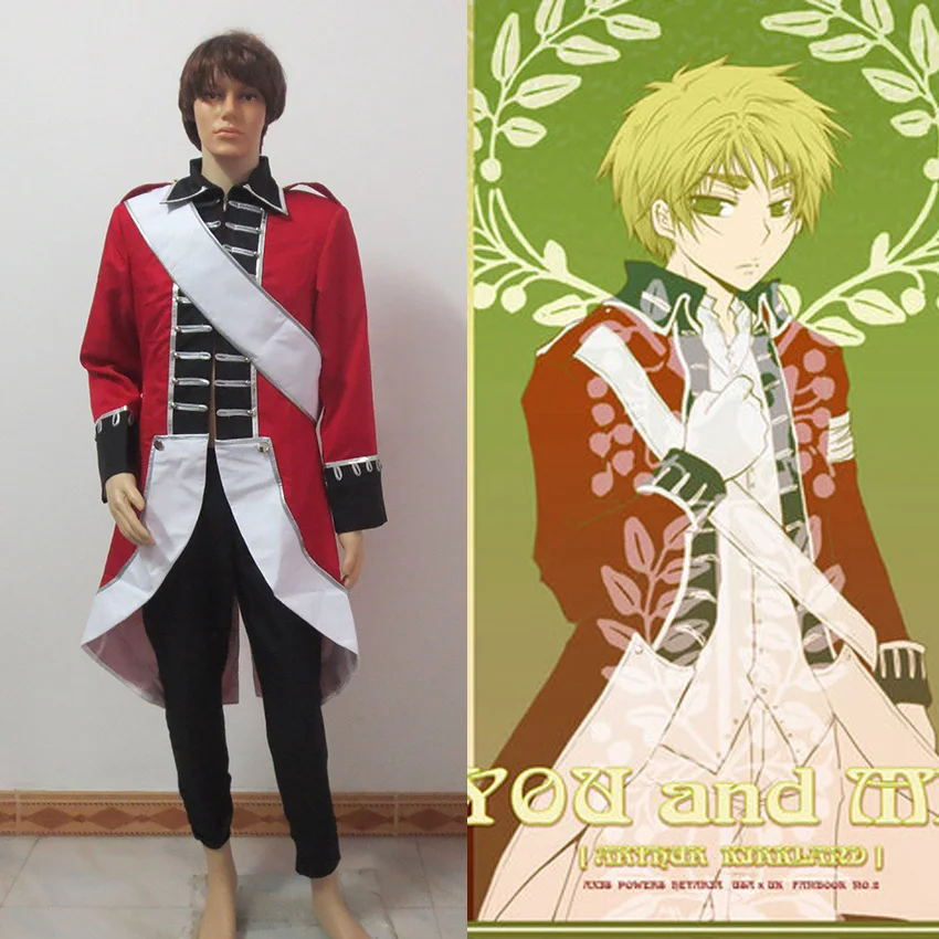 Костюм для косплея Axis Powers красная Военная Униформа британской войны за