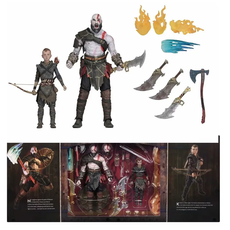 Бог войны Кратос и атреус отец сын конечной фигурку 2 пакет подвижная коллекция
