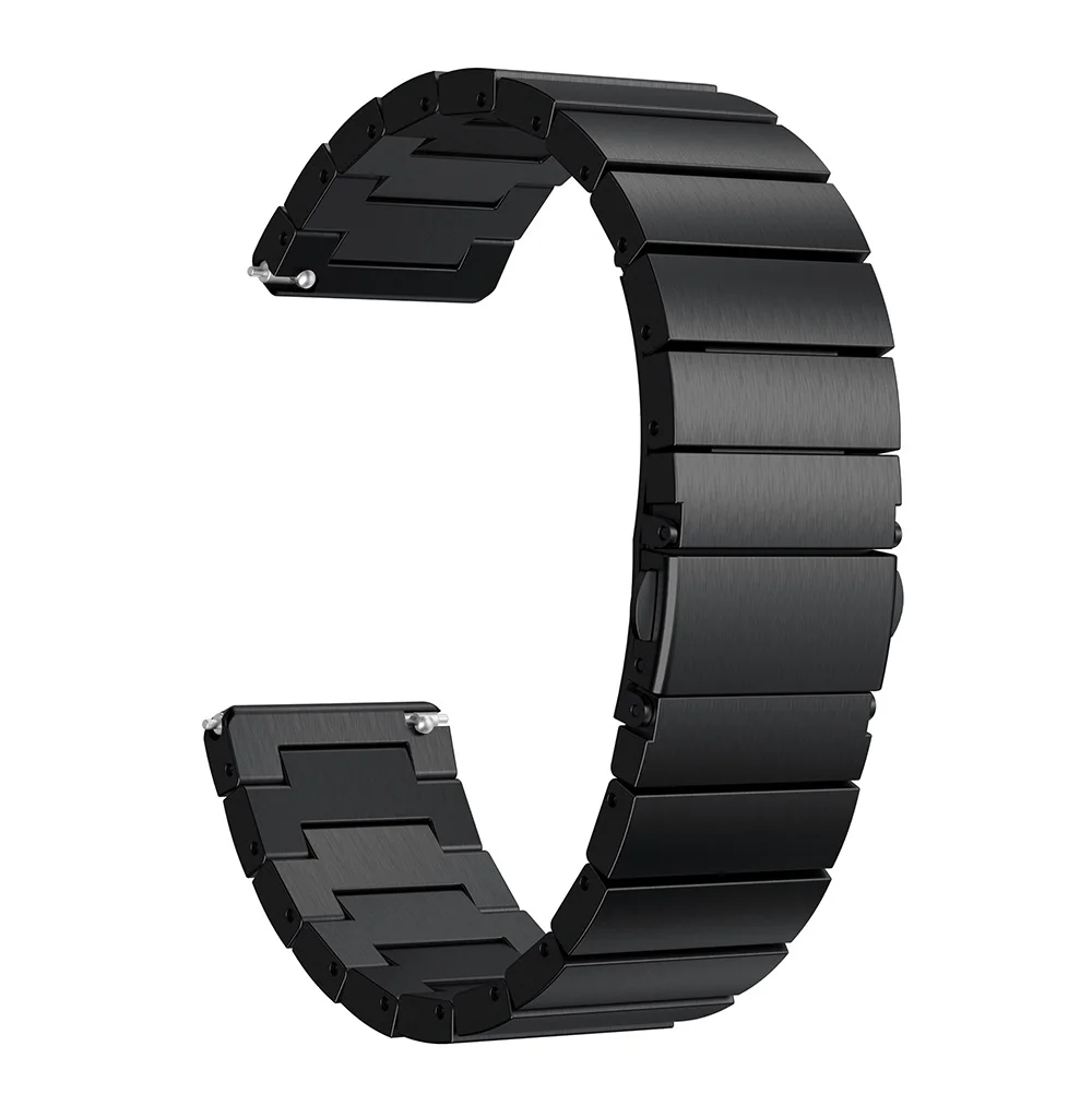 Black Высококачественный металлический ремешок для часов Fitbit Versa браслет из нержавеющей стали для Fitbit Versa 2 сменный аксессуар - Цвет ремешка: Black