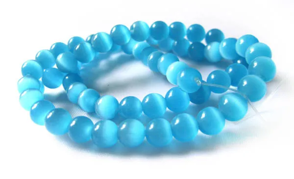 Круглые модные шарики кошачий глаз 6 мм разноцветные для изготовления ювелирных