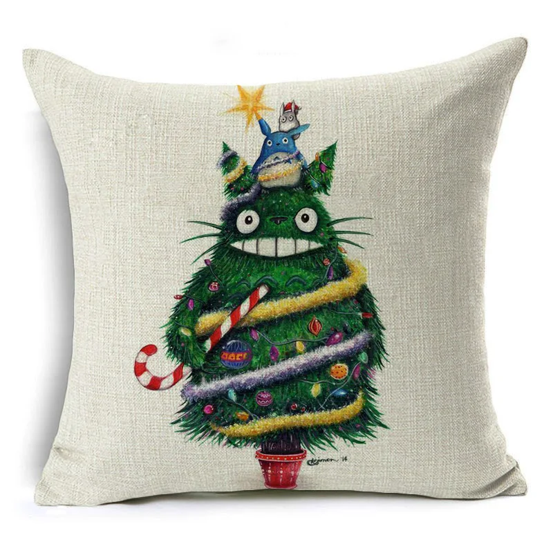 Comwarm комфортная подушка для путешествий Чехол мультфильм милый тотора