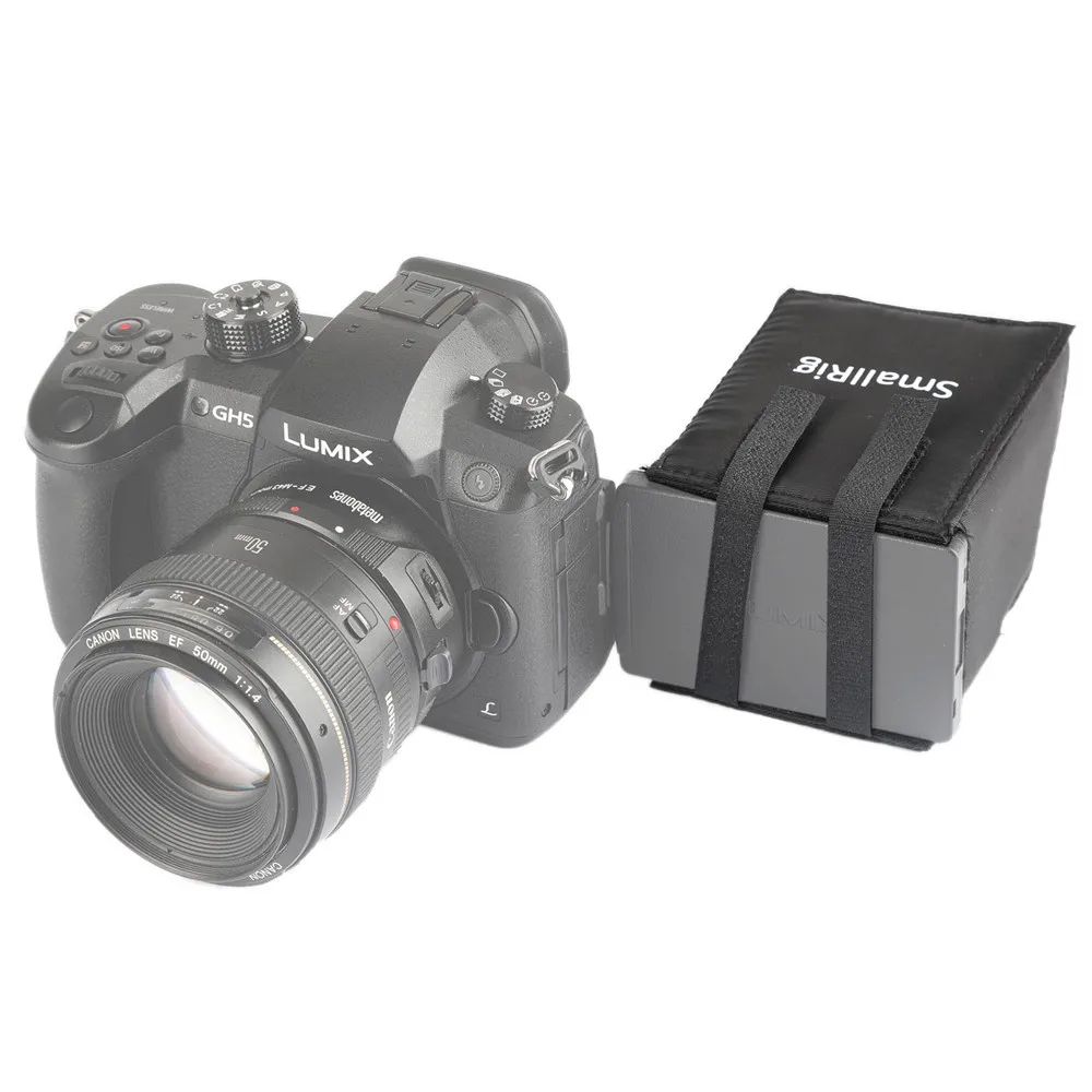 SmallRig ЖК-экран Sunhood для Panasonic Lumix GH5/GH4/G85/G7/GX8 DSLR камеры/видеокамеры видоискатель солнцезащитный колпачок-1972
