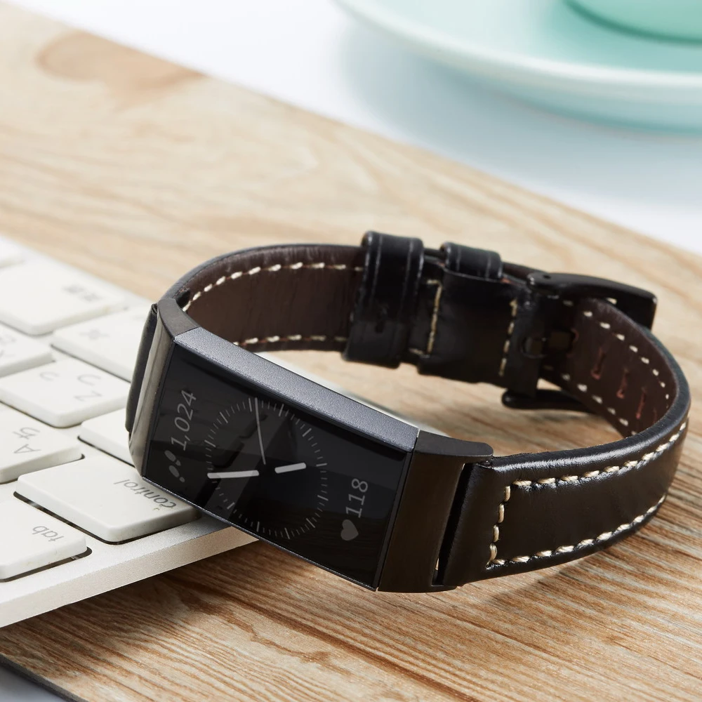 Умные аксессуары Ktab ремешок для Fitbit Charge 3 Band из натуральной кожи классический сменный ремешок для зарядки 3 SE аксессуары