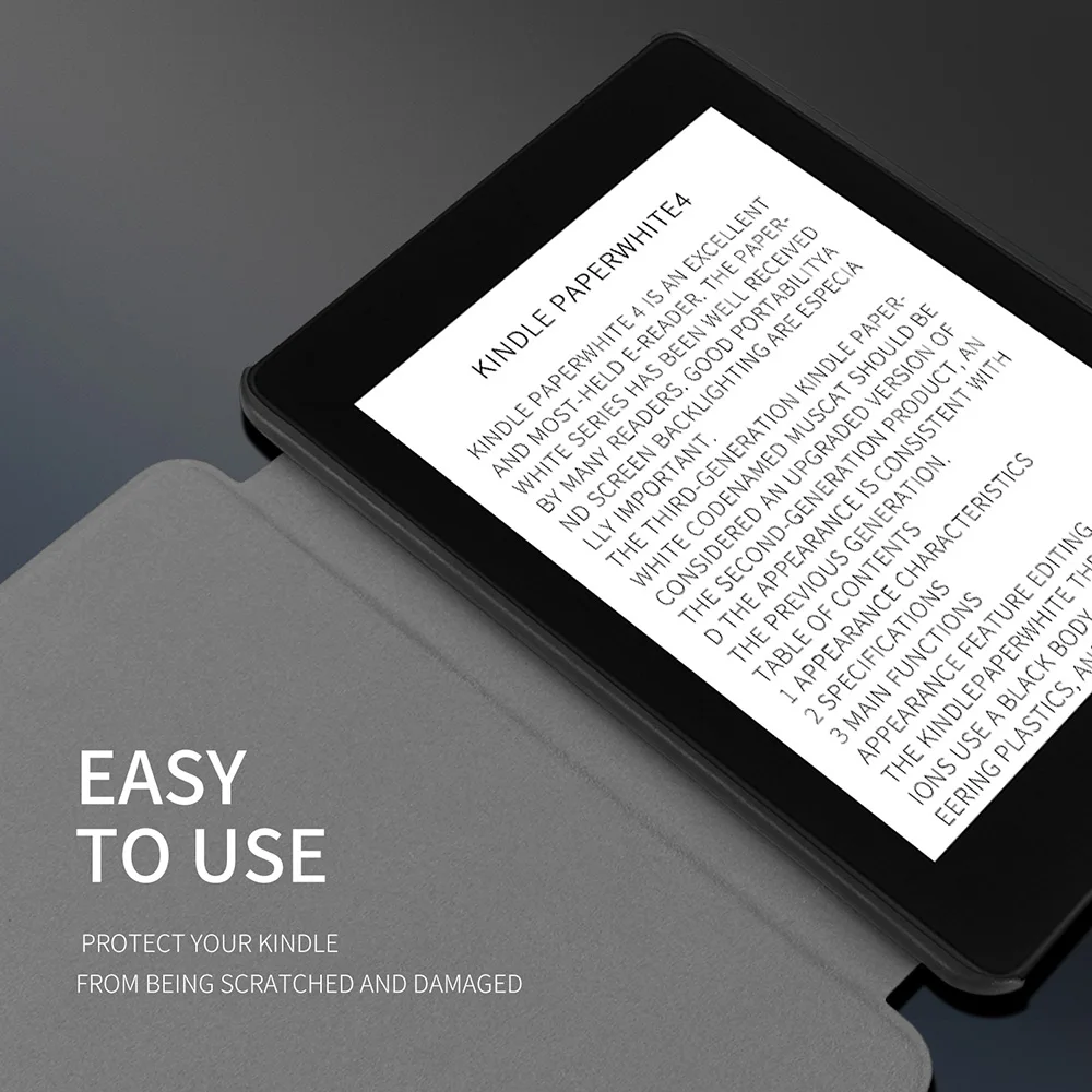 DUX DUCIS кожаный смарт чехол для Kindle Paperwhite 4 2018 Магнитный флип 6 0 &quotударопрочный
