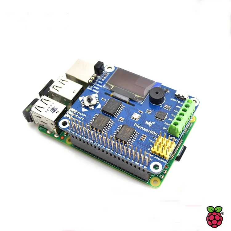 

Free Shipping high quality only Raspberry Pi ensor Expansion board with AD DA RTC OLED for Raspberry Pi A+/B+/2B