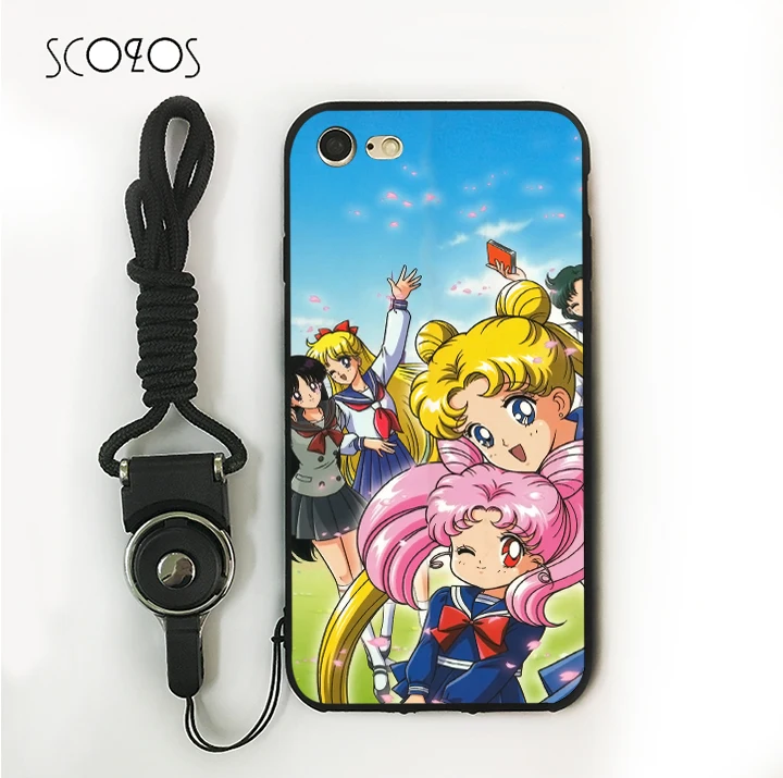 SCOZOS Сейлор Мун-19 чехол для телефона мягкий Iphone X 5 5S Se 6 S 7 8 плюс Plus |