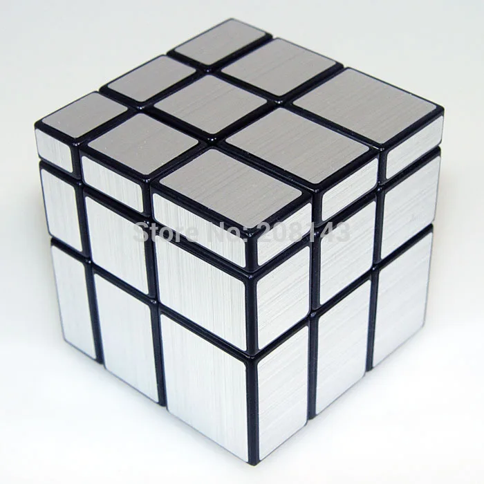 Shengshou 3x3x3 Зеркало Пластиковые Magic Cube Золотой и Серебряный Извилистые Puzzle