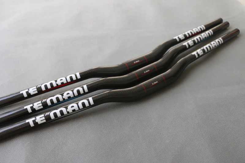 Руль для горного велосипеда TEAMNI полностью углеродный руль велоспорта плоский