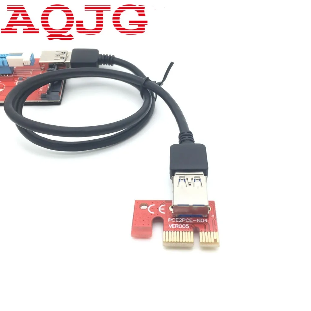 Удлинительный Кабель USB 3 0 конвертер SATA PCI Express PCI-E 1X до 16X карта расширения