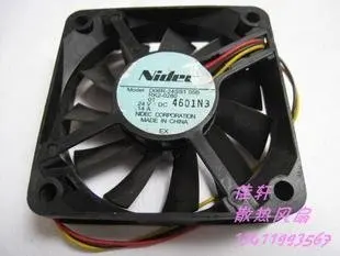 Высококачественный оригинальный охлаждающий вентилятор NIDEC 6 см 6015 дюйма 24 В а