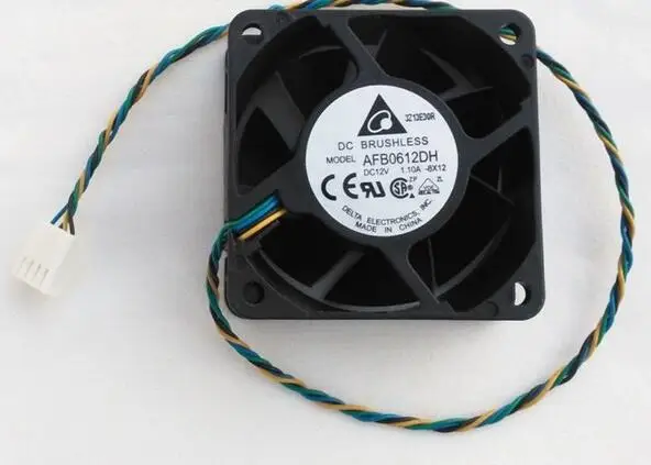 Новый delta 6025 6 см 12V AFB0612DH 1.10A двойной шар 4 провода высокоскоростной большой