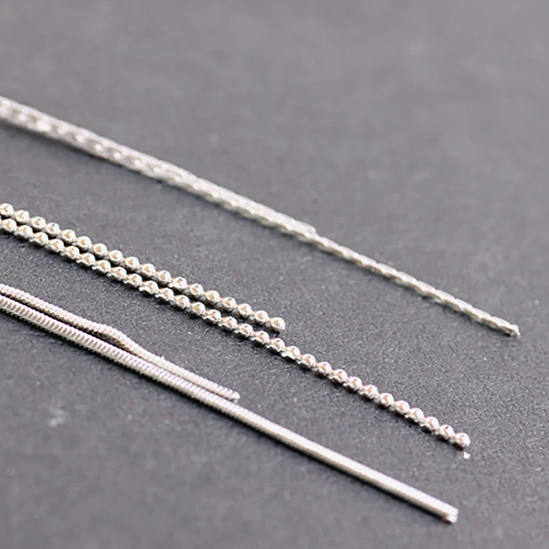 10p diy серьги, медная цепочка, пряжка-бабочка, простая металлическая тонкая цепочка, корейские серьги с кисточками для женщин, кулон, домашнее ювелирное изделие