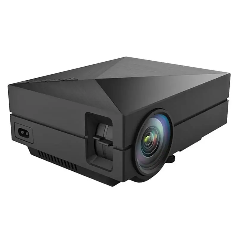 GM60 Домашний кинотеатр HDMI USB VGA AV lcd Mini 1080P 3D проектор медиа проектор с VGA, HDMI, USB, наушники