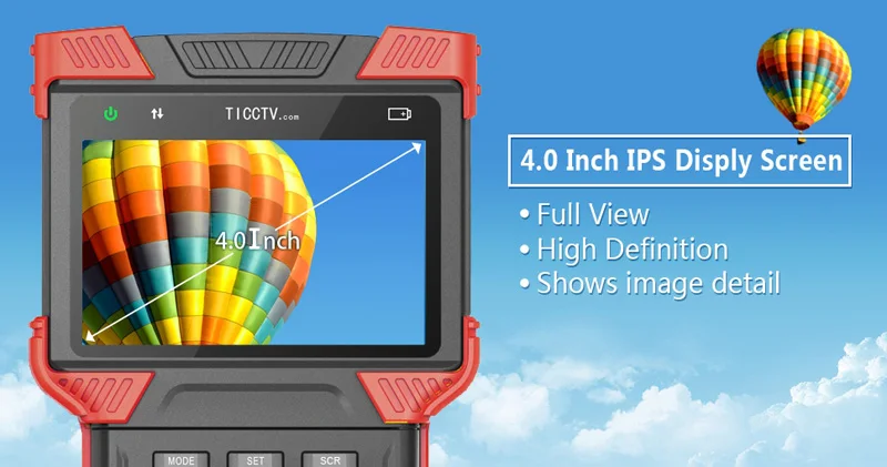 4-в-1 4,0 ''ЖК-дисплей 1080P DT-T62 с помощью одной руки, аналог CCTV IP камера Тесты er Поддержка AHD IPC TDR ONVIF POE HD сочетают в себе Тесты er кабель Тесты