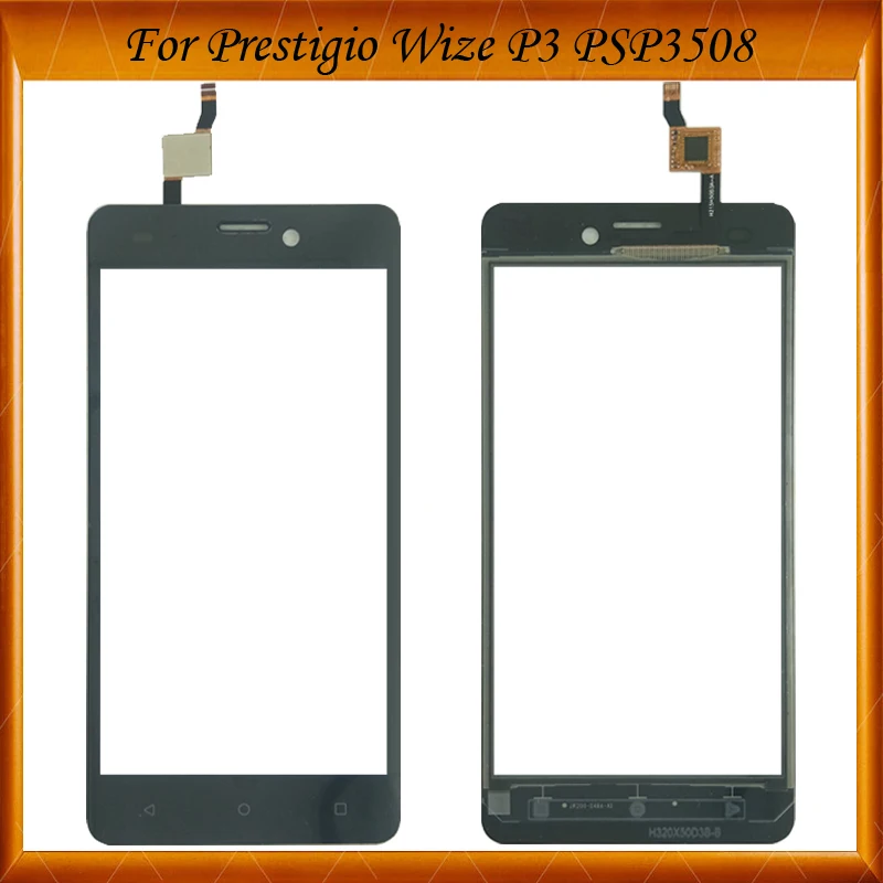 1 шт./лот сенсорный экран дигитайзер для Prestigio Wize P3 psp 3508 Duo черный цвет в