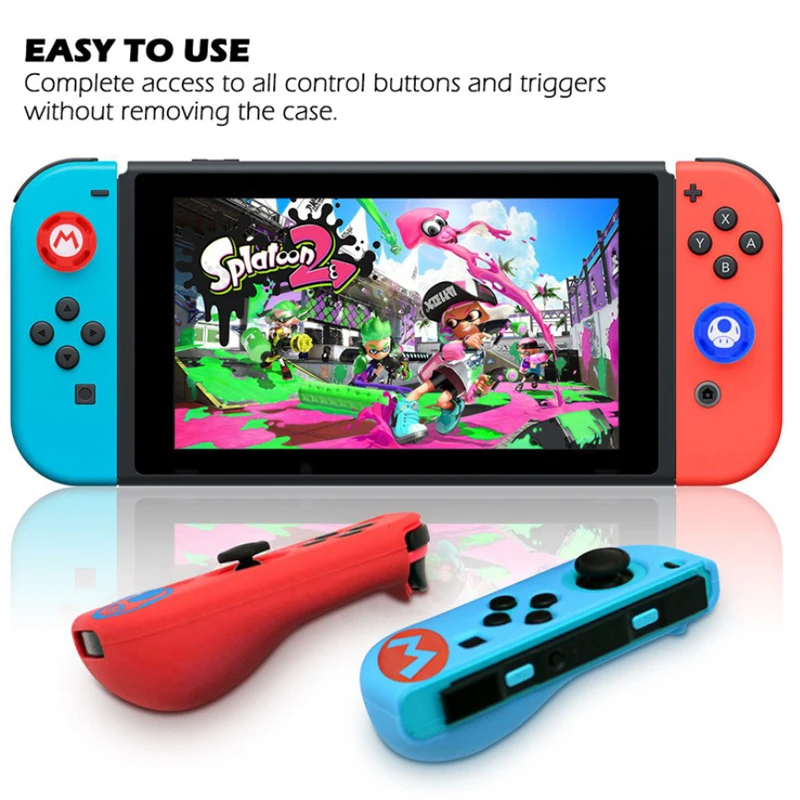 Силиконовый чехол Joycon для Nintendo Switch Противоскользящий резиновый защитный кожи