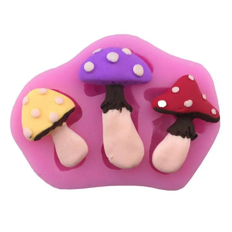 Силиконовая форма в форме гриба|soap moulds|fondant cake decorating toolscake tools |