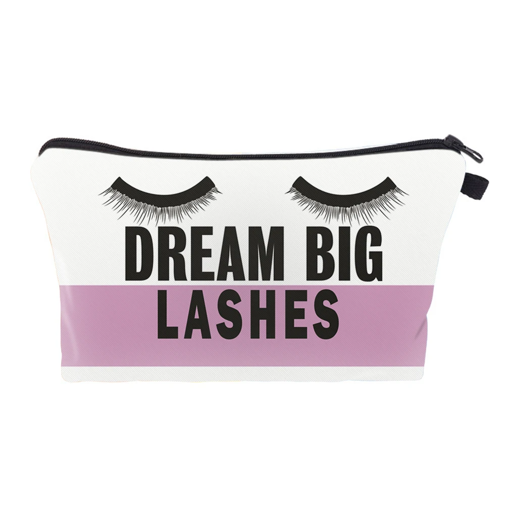 

Deanfun 3D Printed Cosmetic Bags Dream Eyelash Zipper Women Necessaries for Women Make Up Travel New Fashion 41151