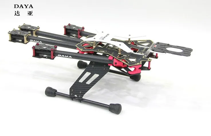 DIY FPV квадрокоптер Allen 550 задняя складная рамка из углеродного волокна для