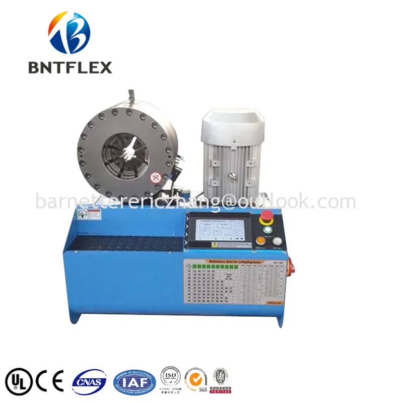2017 гидравлический шланговый обжимной станок barчь BNT91H Techmaflex Uniflex Finn Power|hose crimping