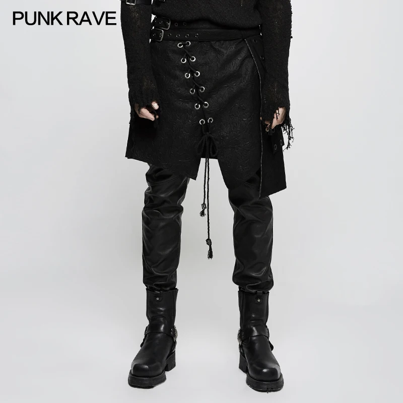 Панк РЕЙВ панк зимняя мужская Свободная юбка модная Рождественская Мужская