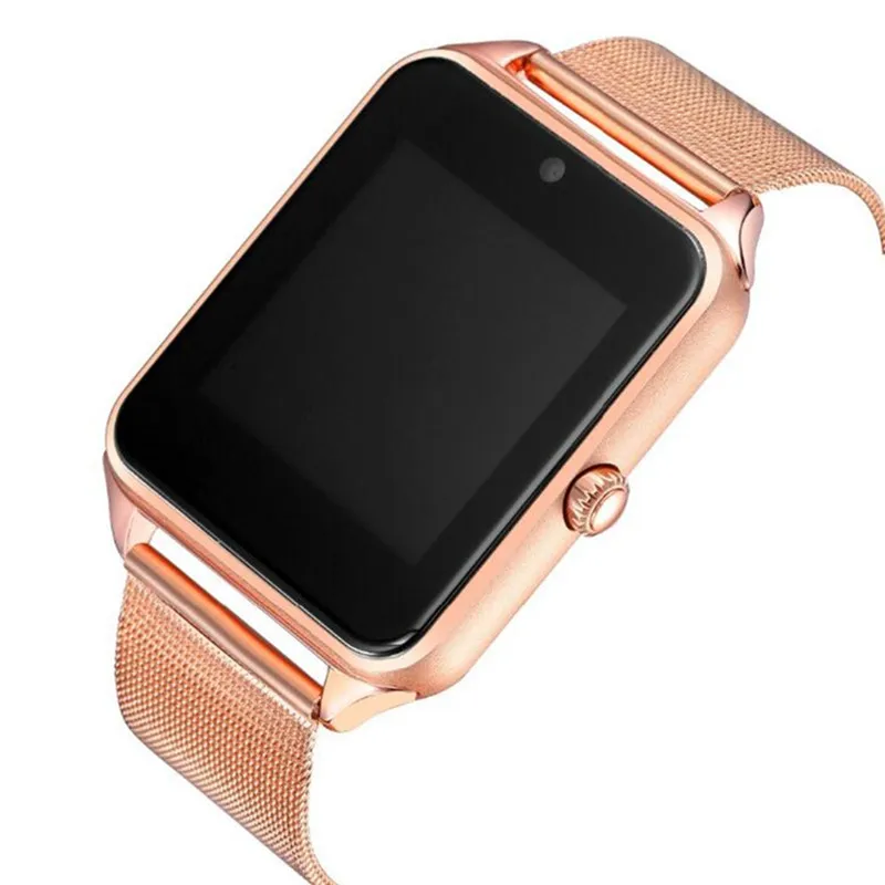 Z60 Smart Watch Metal Strap Bluetooth Wrist Smartwatch Support Sim TF Card Android&ampIOS Multi-languages PK S8 X7D apple watch |