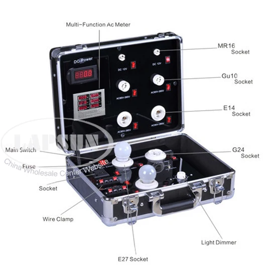 Светодиодный алюминиевый чехол с измерителем мощности 0 ~ 110V 220V AC|case led|power metercase case