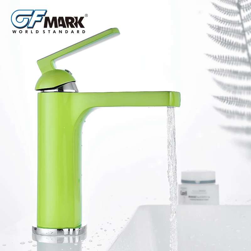 GFmark современный разноцветный хром смеситель для водопада латунный Смеситель
